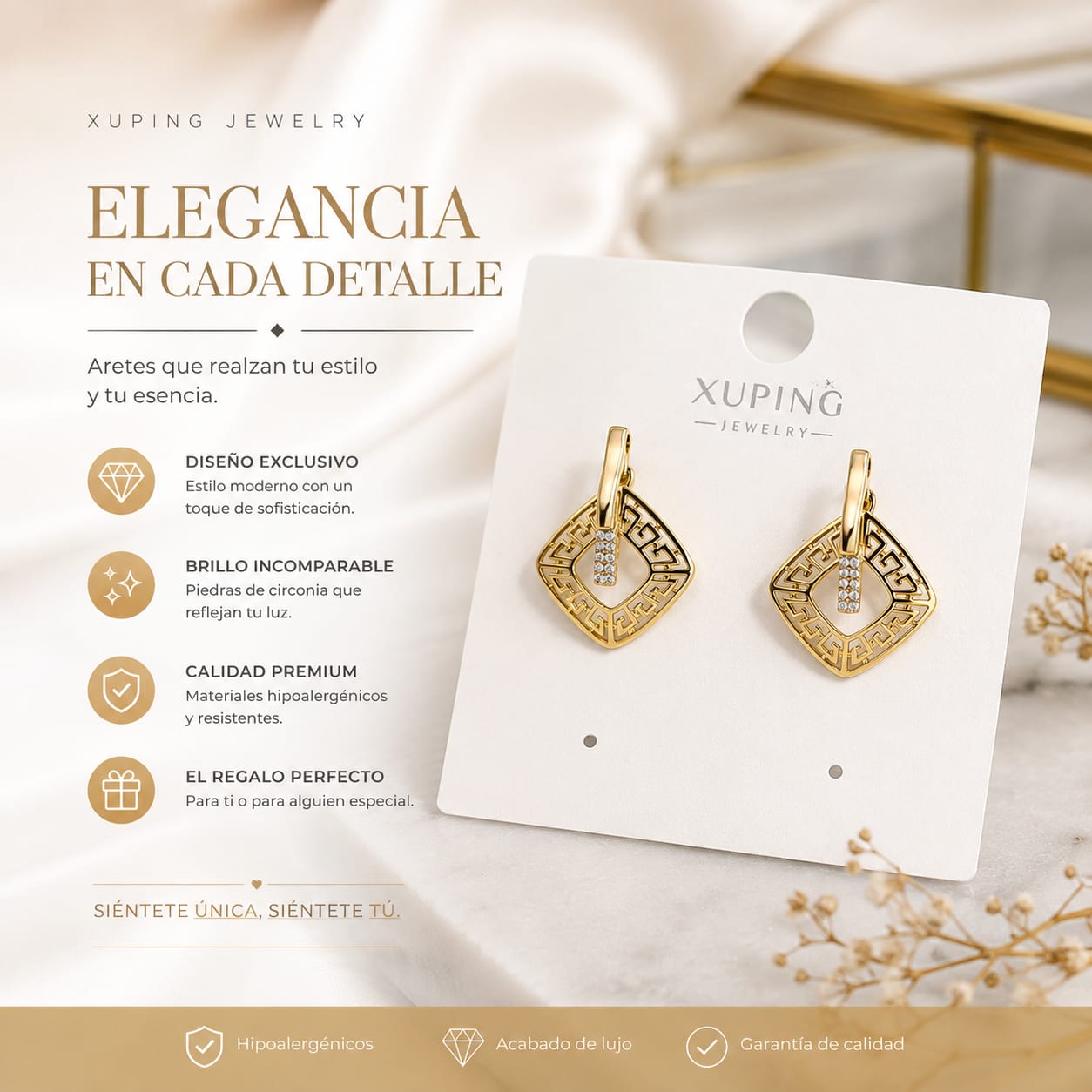 Aretes Margarita
